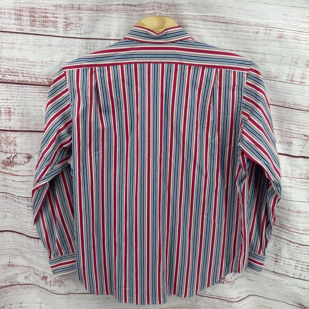 Polo Ralph‎ Lauren Stanton Shirt Mens 2XL Classic Fit  Striped Vintage Preppy